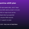 Argentina eSIM - 1GB / 7 Days