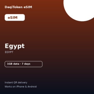 Egypt eSIM - 1GB / 7 Days