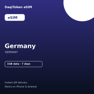 Germany eSIM - 1GB / 7 Days