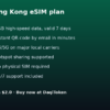 Hong Kong eSIM - 1GB / 7 Days