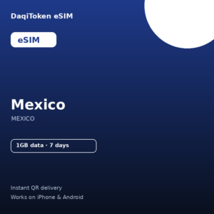 Mexico eSIM - 1GB / 7 Days