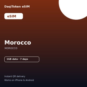 Morocco eSIM - 1GB / 7 Days
