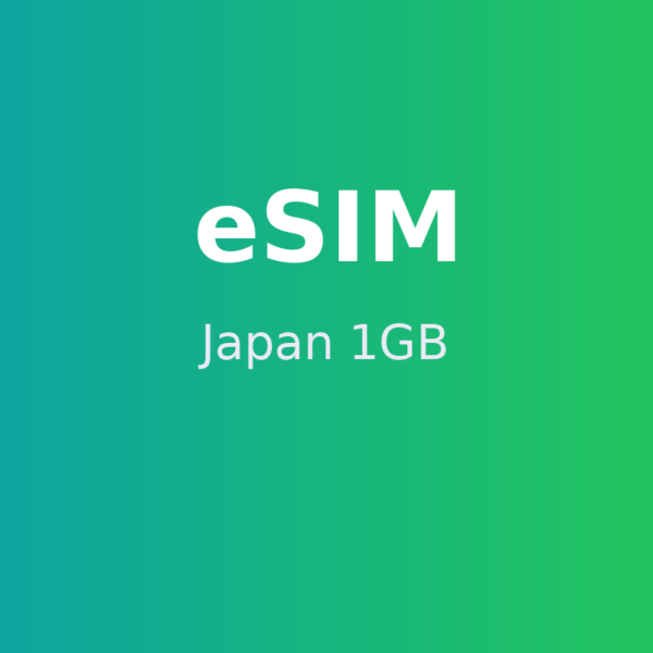 Japan eSIM - 1GB / 7 Days