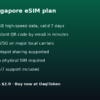 Singapore eSIM - 1GB / 7 Days