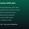 Sri Lanka eSIM - 1GB / 7 Days