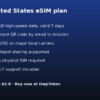 United States eSIM - 1GB / 7 Days